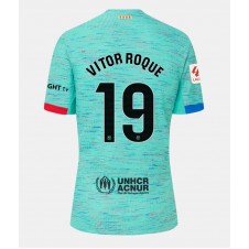 Barcelona Vitor Roque #19 Tredje Tröja Dam 2023-24 Korta ärmar